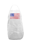 Weathered American Flag Adult Apron-Bib Apron-TooLoud-White-One-Size-Davson Sales