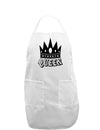 Queen Adult Apron-Bib Apron-TooLoud-White-One-Size-Davson Sales