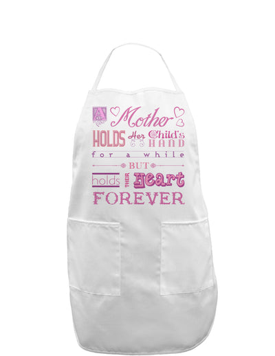 A Mother Holds Mother's Day Adult Apron-Bib Apron-TooLoud-White-One-Size-Davson Sales