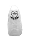 I love you Mom Adult Apron-Bib Apron-TooLoud-White-One-Size-Davson Sales