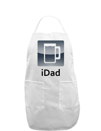 iDad Beer Adult Apron-Bib Apron-TooLoud-White-One-Size-Davson Sales