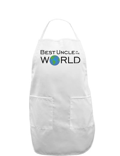 Best Uncle in the World Adult Apron-Bib Apron-TooLoud-White-One-Size-Davson Sales