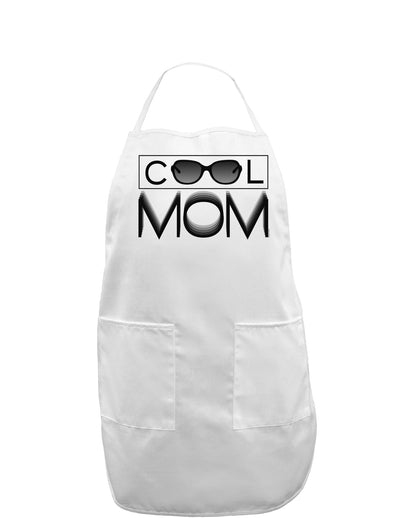 Cool Mom Adult Apron-Bib Apron-TooLoud-White-One-Size-Davson Sales