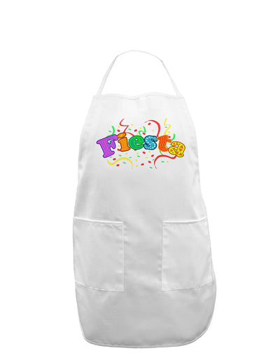 Fiesta! Adult Apron-Bib Apron-TooLoud-White-One-Size-Davson Sales