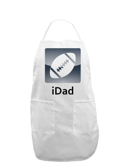 iDad Football Adult Apron-Bib Apron-TooLoud-White-One-Size-Davson Sales