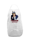 Uncle Sam Freedom Costs a Buck O Five Adult Apron-Bib Apron-TooLoud-White-One-Size-Davson Sales