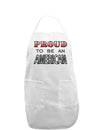 Proud to be an American Adult Apron-Bib Apron-TooLoud-White-One-Size-Davson Sales