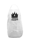 King Adult Apron-Bib Apron-TooLoud-White-One-Size-Davson Sales