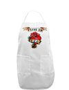 Tattoo Heart I Love My Dad Adult Apron-Bib Apron-TooLoud-White-One-Size-Davson Sales