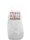 Fiesta Like There's No Manana Adult Apron-Bib Apron-TooLoud-White-One-Size-Davson Sales