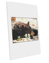 Laying Black Bear Large Aluminum Sign 12 x 18&#x22; - Portrait-Aluminum Sign-TooLoud-12x18"-Davson Sales