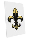 Golden Fleur de Lis Large Aluminum Sign 12 x 18&#x22; - Portrait-Aluminum Sign-TooLoud-12x18"-Davson Sales