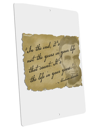 The Life In Your Years Lincoln Matte Poster Print Landscape - Choose Size by TooLoud-Poster Print-TooLoud-12x18"-Davson Sales