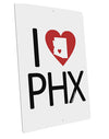 I Heart Phoenix Large Aluminum Sign 12 x 18&#x22; - Portrait-Aluminum Sign-TooLoud-12x18"-Davson Sales