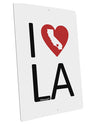 I Heart Los Angeles Large Aluminum Sign 12 x 18&#x22; - Portrait-Aluminum Sign-TooLoud-12x18"-Davson Sales