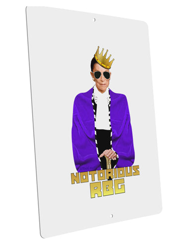 Notorious RBG Large Aluminum Sign 12 x 18&#x22; - Portrait by TooLoud-TooLoud-12x18"-Davson Sales