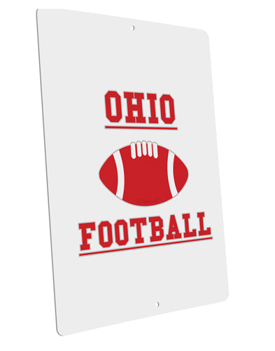 Ohio Football Large Aluminum Sign 12 x 18&#x22; - Portrait by TooLoud-TooLoud-12x18"-Davson Sales