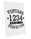 Personalized Vintage Birth Year Distressed Large Aluminum Sign 12 x 18&#x22; - Portrait by TooLoud-TooLoud-12x18"-Davson Sales