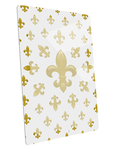 Gold Fleur De Lis AOP Matte Poster Print Landscape - Choose Size by TooLoud-Poster Print-TooLoud-12x18"-Davson Sales