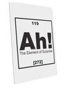 Ah the Element of Surprise Funny Science Large Aluminum Sign 12 x 18&#x22; - Portrait by TooLoud-TooLoud-12x18"-Davson Sales