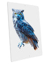 Colorful Great Horned Owl Large Aluminum Sign 12 x 18&#x22; - Portrait-Aluminum Sign-TooLoud-12x18"-Davson Sales