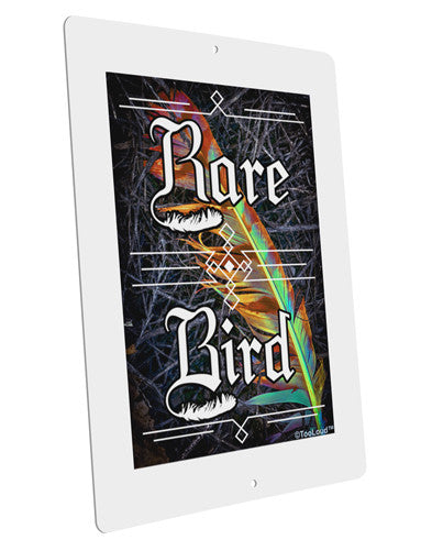 Rare Bird - Colorful Feather Large Aluminum Sign 12 x 18&#x22; - Portrait-Aluminum Sign-TooLoud-12x18"-Davson Sales