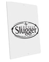Lucille Slugger Logo Large Aluminum Sign 12 x 18&#x22; - Portrait by TooLoud-TooLoud-12x18"-Davson Sales