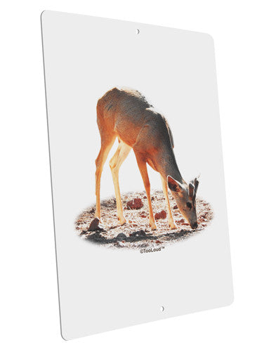 Little Buck Cutout Large Aluminum Sign 12 x 18&#x22; - Portrait-Aluminum Sign-TooLoud-12x18"-Davson Sales