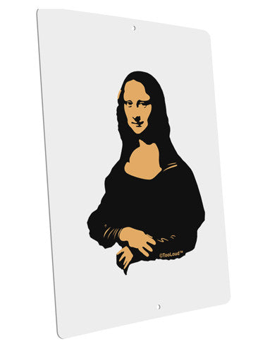 Mona Cutout Large Aluminum Sign 12 x 18&#x22; - Portrait-Aluminum Sign-TooLoud-12x18"-Davson Sales