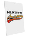 Director Of Awesome Large Aluminum Sign 12 x 18&#x22; - Portrait-Aluminum Sign-TooLoud-12x18"-Davson Sales