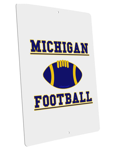 Michigan Football Large Aluminum Sign 12 x 18&#x22; - Portrait by TooLoud-TooLoud-12x18"-Davson Sales