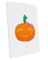 Kyu-T Face Pumpkin Large Aluminum Sign 12 x 18&#x22; - Portrait by TooLoud-TooLoud-12x18"-Davson Sales