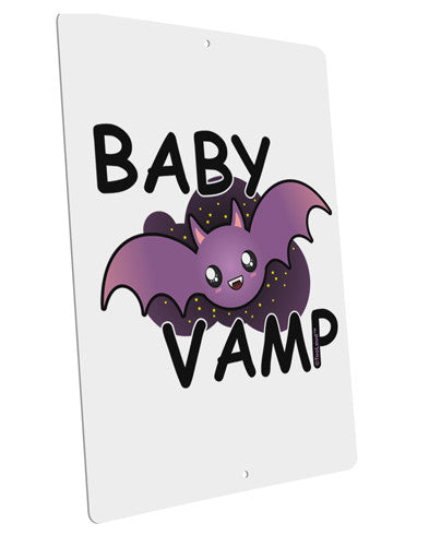 Baby Vamp Large Aluminum Sign 12 x 18&#x22; - Portrait by TooLoud-TooLoud-12x18"-Davson Sales