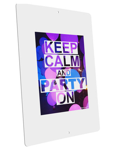 Keep Calm - Party Balloons Large Aluminum Sign 12 x 18&#x22; - Portrait by TooLoud-TooLoud-12x18"-Davson Sales