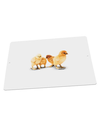 Cute Chicks Large Aluminum Sign 12 x 18&#x22; - Landscape-Aluminum Sign-TooLoud-18x12"-Davson Sales