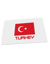 Turkey Flag with Text Large Aluminum Sign 12 x 18&#x22; - Landscape by TooLoud-TooLoud-18x12"-Davson Sales