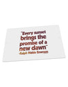 Emerson Sunset Quote Large Aluminum Sign 12 x 18" - Landscape-Aluminum Sign-TooLoud-Davson Sales