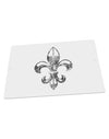 Distressed Fleur de Lis Large Aluminum Sign 12 x 18&#x22; - Landscape-Aluminum Sign-TooLoud-18x12"-Davson Sales