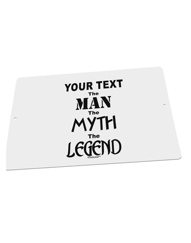 Personalized The Man The Myth The Legend Large Aluminum Sign 12 x 18&#x22; - Landscape by TooLoud-TooLoud-18x12"-Davson Sales