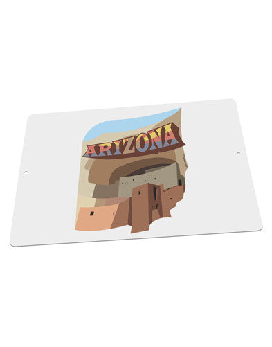 Arizona Montezuma Castle Large Aluminum Sign 12 x 18&#x22; - Landscape-Aluminum Sign-TooLoud-18x12"-Davson Sales