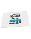 Spoiled But Cute Blue Large Aluminum Sign 12 x 18&#x22; - Landscape-Aluminum Sign-TooLoud-18x12"-Davson Sales