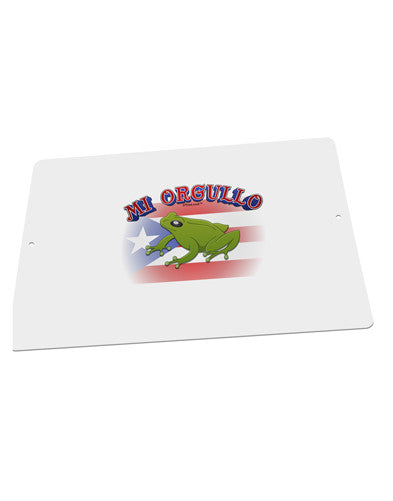 Mi Orgullo Coqui Large Aluminum Sign 12 x 18&#x22; - Landscape-Aluminum Sign-TooLoud-18x12"-Davson Sales