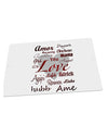 Love Languages Large Aluminum Sign 12 x 18&#x22; - Landscape by TooLoud-TooLoud-18x12"-Davson Sales