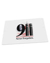 911 Never Forgotten Large Aluminum Sign 12 x 18&#x22; - Landscape-Aluminum Sign-TooLoud-18x12"-Davson Sales