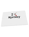 I Love Mystery Large Aluminum Sign 12 x 18&#x22; - Landscape-Aluminum Sign-TooLoud-18x12"-Davson Sales