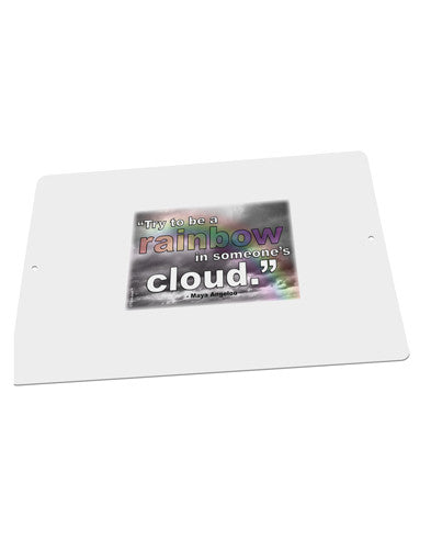 Rainbow in Cloud M Angelou Matte Poster Print Landscape - Choose Size by TooLoud-Poster Print-TooLoud-18x12"-Davson Sales