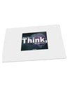 What We Think Buddha Large Aluminum Sign 12 x 18&#x22; - Landscape-Aluminum Sign-TooLoud-18x12"-Davson Sales