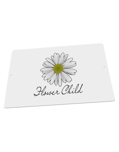 Pretty Daisy - Flower Child Large Aluminum Sign 12 x 18" - Landscape-Aluminum Sign-TooLoud-Davson Sales