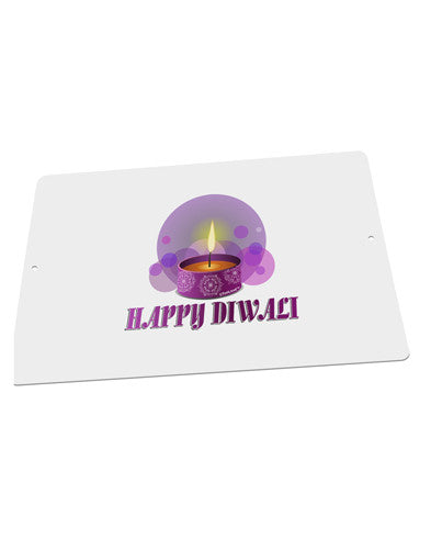 Happy Diwali Purple Candle Matte Poster Print Portrait - Choose Size by TooLoud-Poster Print-TooLoud-18x12"-Davson Sales