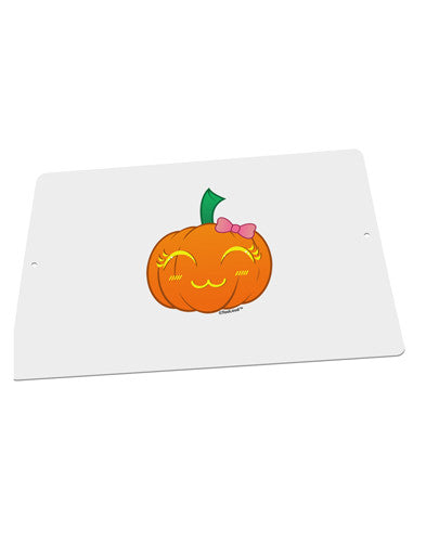 Kyu-T Face Pumpkin Large Aluminum Sign 12 x 18&#x22; - Landscape by TooLoud-TooLoud-18x12"-Davson Sales